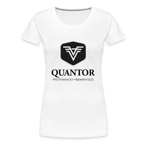 Quantor Logo Black - Frauen Premium T-Shirt