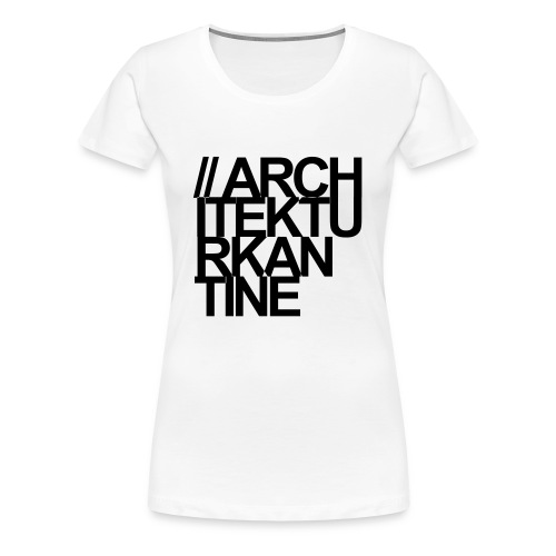 Architekturkantine Quadrat - Frauen Premium T-Shirt