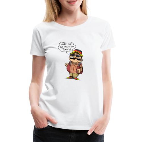 Hutbürger tragen Button - Frauen Premium T-Shirt