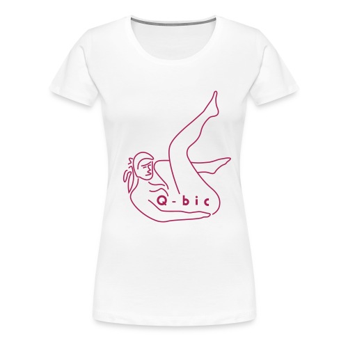 qbicladykontur - Frauen Premium T-Shirt