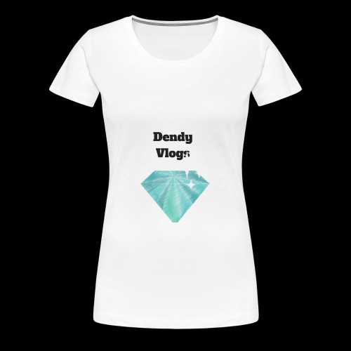 DendyVlogs Diamond Merch - Women's Premium T-Shirt
