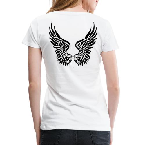 Flügel und Engel - Frauen Premium T-Shirt