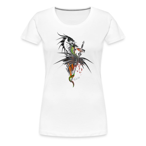 Dragon Sword - Drachenkampf - Frauen Premium T-Shirt