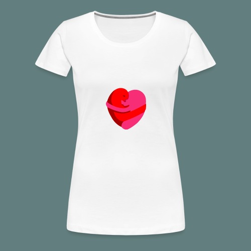 hearts hug - Maglietta Premium da donna