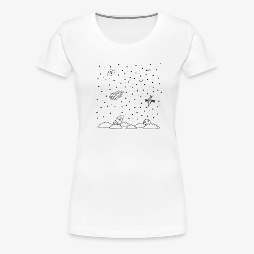 Above the baby sky - T-shirt Premium Femme
