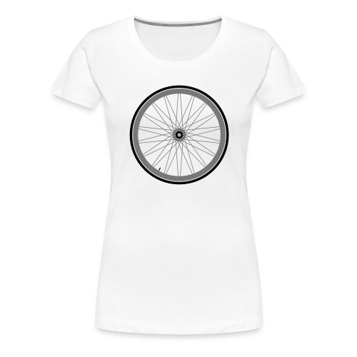 roue de vélo - T-shirt Premium Femme