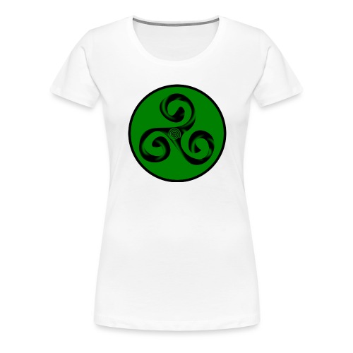 Triskel and Spiral - Camiseta premium mujer