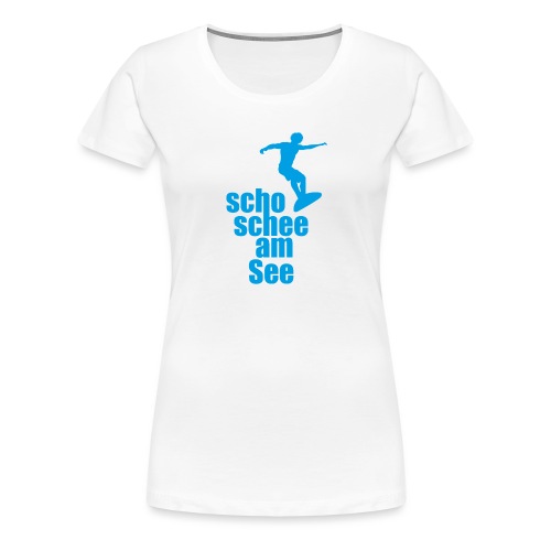 scho schee am See Surfer 02 - Frauen Premium T-Shirt