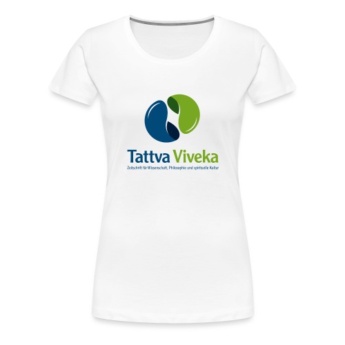 TV Logo Text unten - Frauen Premium T-Shirt