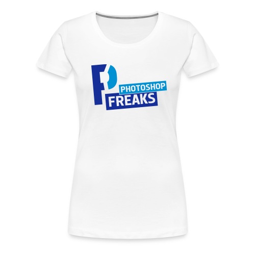 photoshop freaks text2 - Frauen Premium T-Shirt