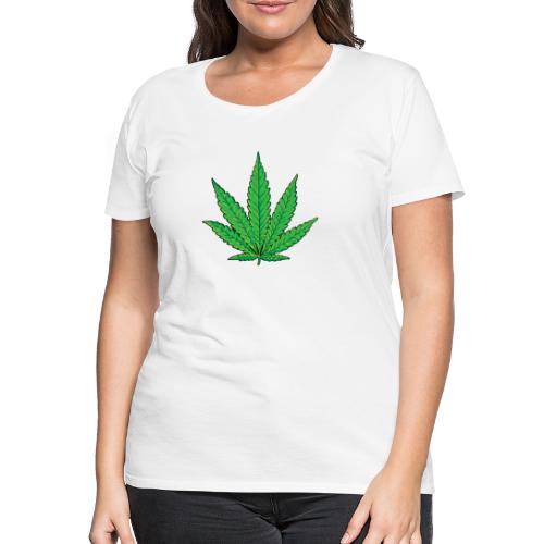 Feuille de cannabis - T-shirt Premium Femme