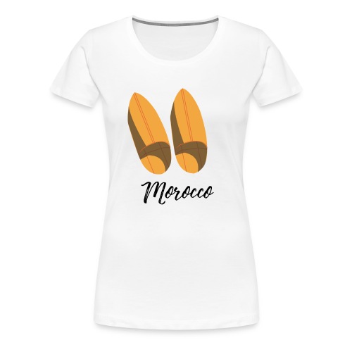 Moroccan traditional shoes - T-shirt Premium Femme