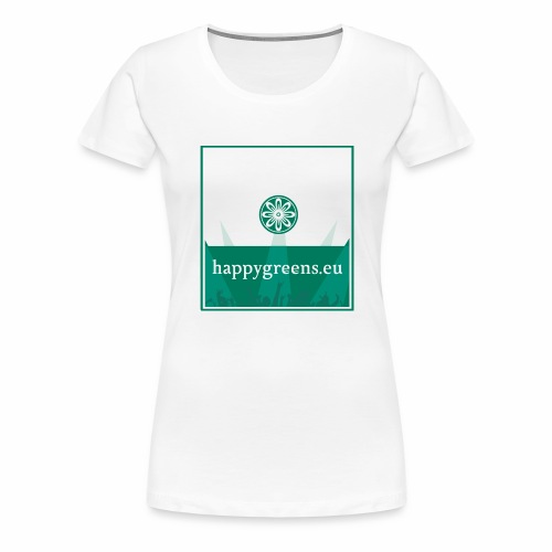 Mandala HappyGreens - Frauen Premium T-Shirt