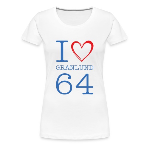 I Love Granlund - Naisten premium t-paita