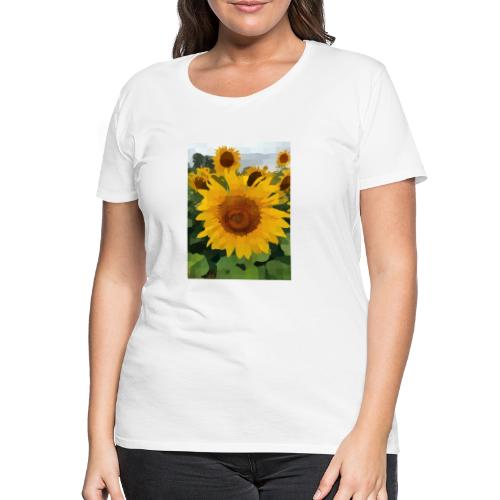 Sonnenblume - Frauen Premium T-Shirt