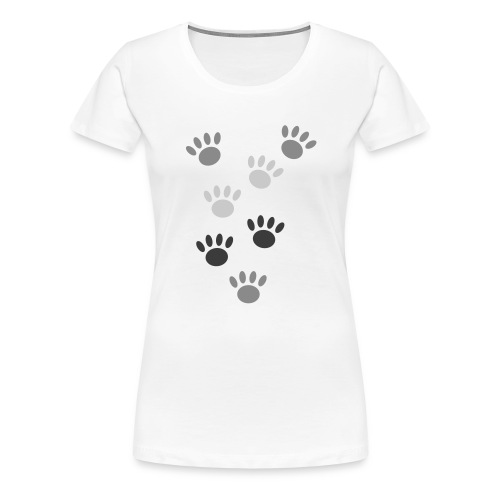 pattes de chien - T-shirt Premium Femme