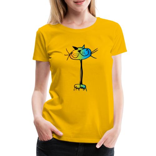 Katze - Frauen Premium T-Shirt