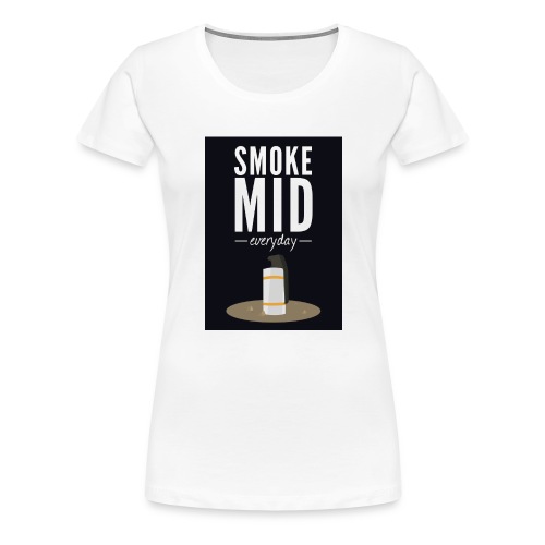 smoke mid - Vrouwen Premium T-shirt