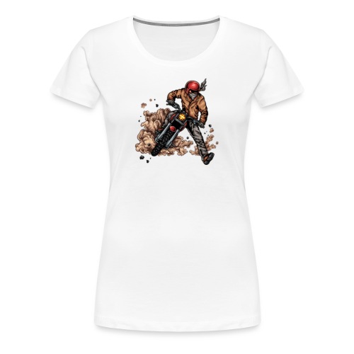 Motor bike racer - Women's Premium T-Shirt