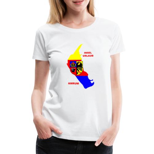 Amrum Nordsee Insel Urlaub - Frauen Premium T-Shirt