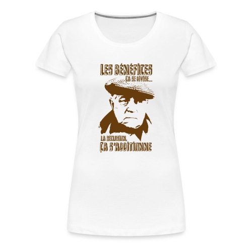 Jean Gabin - Le cave se rebiffe (Marron) - T-shirt Premium Femme