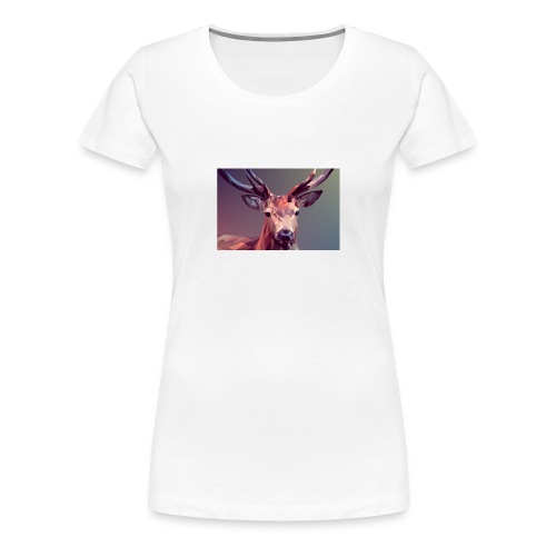Hirsch jpg - Frauen Premium T-Shirt
