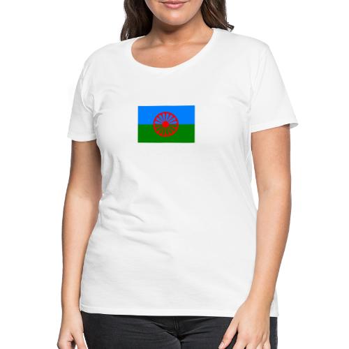 Roma Nation Flag -Big - Frauen Premium T-Shirt