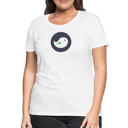 Budgie Bird (Circular) - Women's Premium T-Shirt