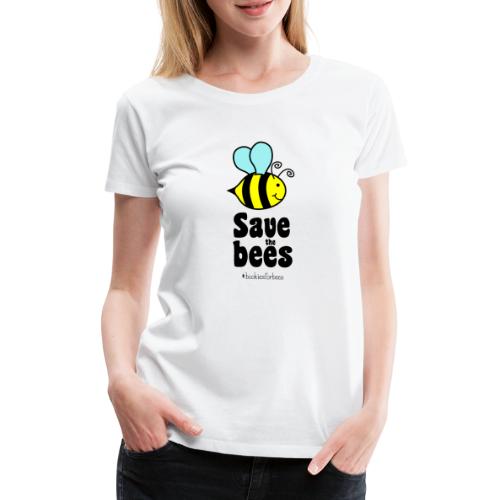 Pszczoły9-1 ratują pszczoły | Chroń kwiaty pszczół - Koszulka damska Premium