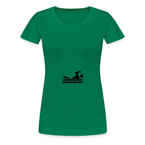 swimmer 297723 960 720FTU png - Women's Premium T-Shirt