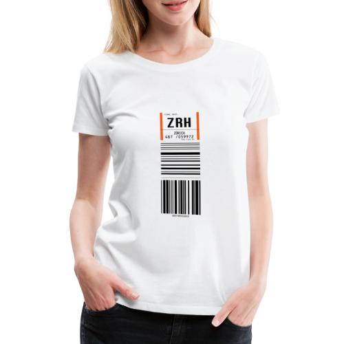 ZRh - Flughafen Zürich - Frauen Premium T-Shirt