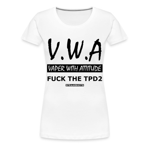 V.W.A - Vaper with Attitu - Frauen Premium T-Shirt