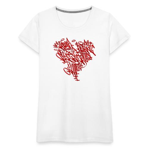 Ace Of Hearts - Dame premium T-shirt