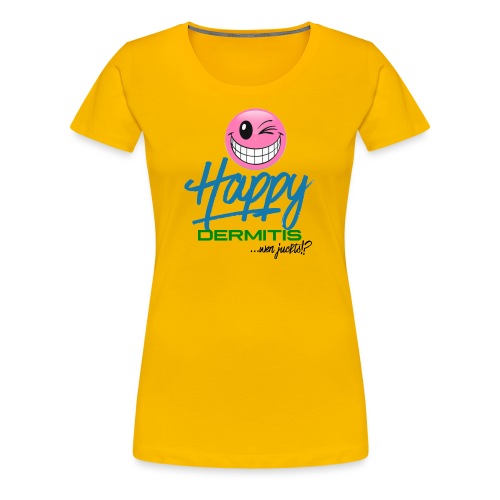 HAPPYdermitis V1.0 - Frauen Premium T-Shirt