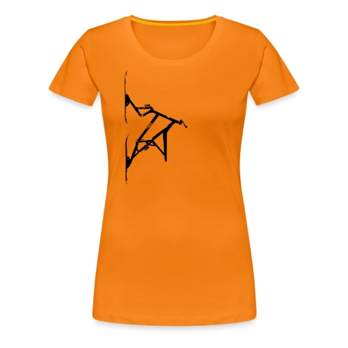 Skibike statisch - Frauen Premium T-Shirt