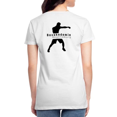 Boxakademie Regensburg Logo SW - Frauen Premium T-Shirt