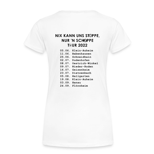 Tourcollection 2022 - Frauen Premium T-Shirt