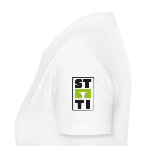 Steeti logo på vänster arm - Premium-T-shirt dam