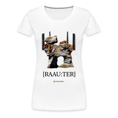 RAAU:TER - Premium-T-shirt dam
