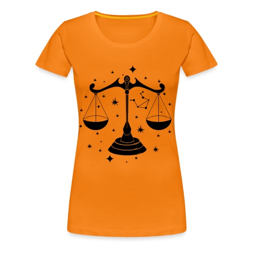 Sternzeichen Harmonische Waage September Oktober - Frauen Premium T-Shirt