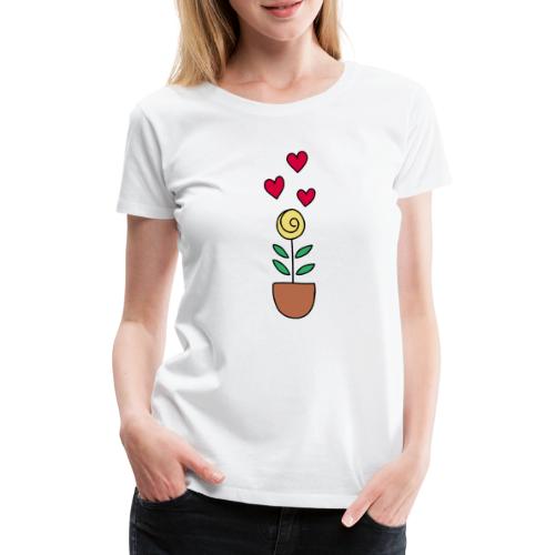 Blumentopf - Frauen Premium T-Shirt