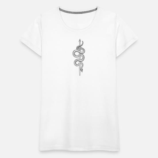 Black Snake and Sword Tattoo Design' Women's Premium T-Shirt | Spreadshirt