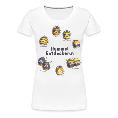 Hummel Entdeckerin - kennst du alle Hummelarten? - Women's Premium T-Shirt