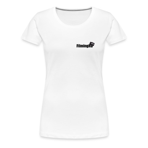 FilmingHD black logo - Vrouwen Premium T-shirt