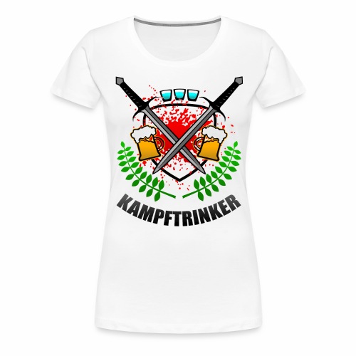 Kampftrinker Sauftour Team Bier Schnaps - Frauen Premium T-Shirt
