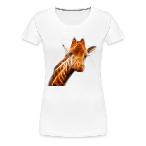Fractialius Giraffe - Vrouwen Premium T-shirt