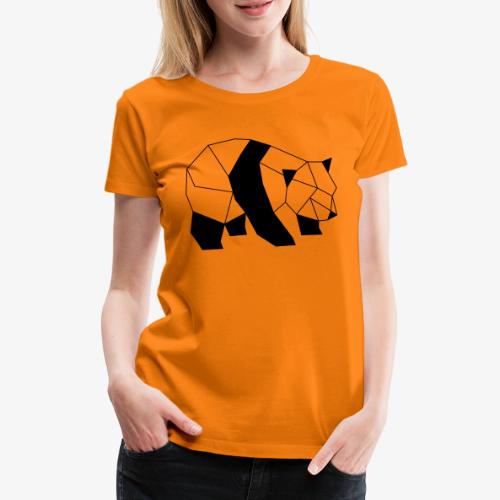 Panda geometrisch - Frauen Premium T-Shirt