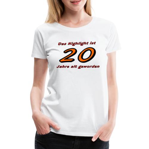 20 Jahre - Frauen Premium T-Shirt
