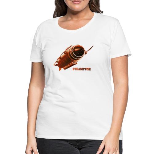 Steampunk Luftschiff Zeppelin Retro Futurismus - Frauen Premium T-Shirt