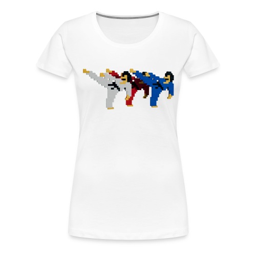 8 bit trip ninjas 2 - Women's Premium T-Shirt